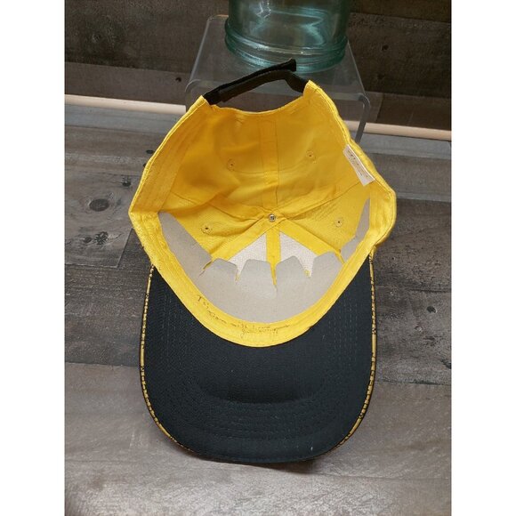 Jegs High Performance Jegs.com Yellow And Black Embroidered LogoHook n Loop Hat - Picture 6 of 7